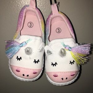 Wonder Nation Infants Casual Unicorn Easy-on Shoe
